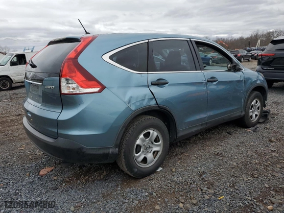 2014 Honda CR-V LX with VIN 5J6RM4H38EL013614, listed as a Copart auction lot 49458845 with 110,845 mi miles and Salvage Title. Bid and sale history available at carsss.com. Image 3.