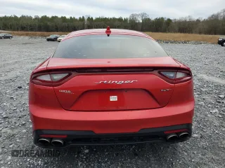 2020 Kia Stinger GT1 with VIN KNAE45LC6L6082408, listed as a Copart auction lot 87457524 with 84,510 mi miles and Salvage Title. Bid and sale history available at DreamBid. Image 6.
