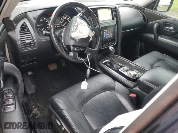 2020 Infiniti QX80 LUXE with VIN JN8AZ2NE2L9253853, listed as a Copart auction lot 70101594 with 76,337 mi miles and Salvage Title. Bid and sale history available at carsss.com. Image 8.
