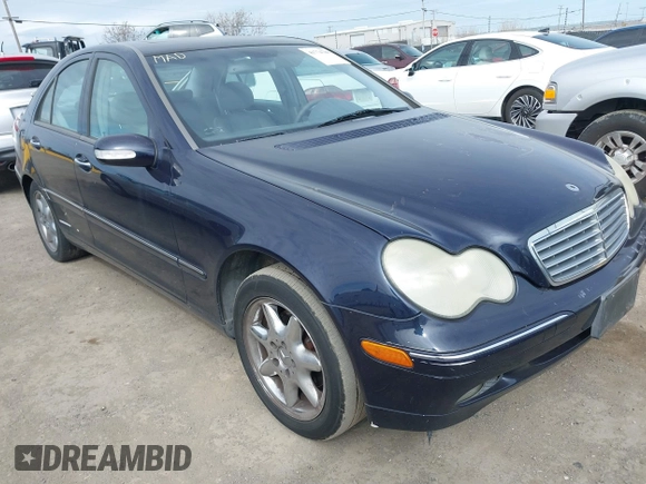 2002 Mercedes-Benz C 230/260/280/320 with VIN WDBRF61J92F189875, listed as a IAAI auction lot 41774788 with 222,463 mi miles and . Bid and sale history available at carsss.com. Image 1.
