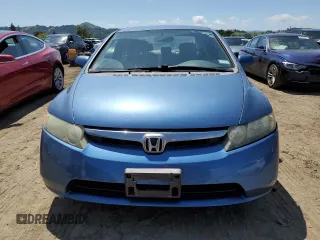2008 Honda Civic LX with VIN 1HGFA16548L081807, listed as a Copart auction lot 54713615 with 127,625 mi miles and Salvage Title. Bid and sale history available at DreamBid. Image 5.