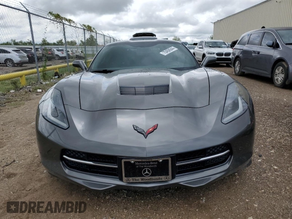 2015 Chevrolet Corvette 2LT with VIN 1G1YD2D77F5109649, listed as a Copart auction lot 70458944 with 47,467 mi miles and Salvage Title. Bid and sale history available at carsss.com. Image 5.