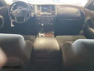2018 Nissan Armada SL with VIN JN8AY2NC0JX502371, listed as a Copart auction lot 50010645 with 128,987 mi miles and Salvage Title. Bid and sale history available at carsss.com. Image 8.