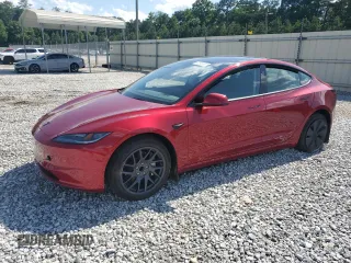 2025 Tesla Model 3 Long Range with VIN 5YJ3E1EA8SF969202, listed as a Copart auction lot 60398835 with 7,030 mi miles and Salvage title. Bid and sale history available at DreamBid. Image 1.