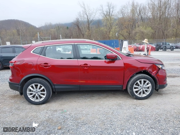 2022 Nissan Rogue Sport SV with VIN JN1BJ1BW6NW487449, listed as a IAAI auction lot 41937506 with 61,503 mi miles. Bid and sale history available at carsss.com. Image 13.