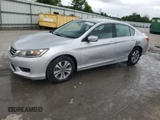 2013 Honda Accord LX z VIN 1HGCR2F34DA181007, wystawiony jako Copart lot #58573725 z przebiegiem 163 674 mil mil oraz Szkoda całkowita • Salvage title. Historia ofert i sprzedaży dostępna na DreamBid. Obrazek 1.