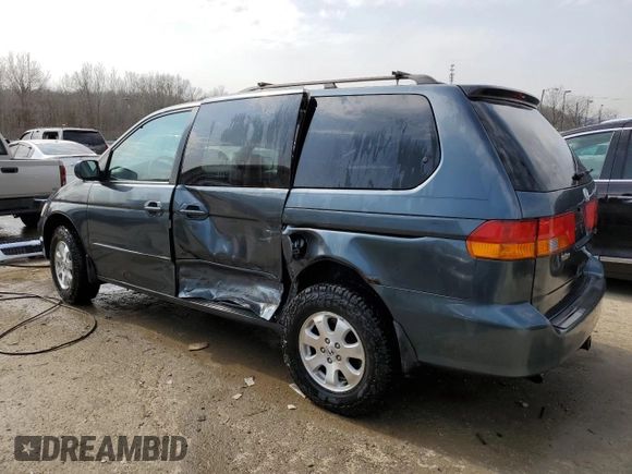 2004 Honda Odyssey EX with VIN 5FNRL18654B041597, listed as a Copart auction lot 48988895 with 294,726 mi miles and Non Repairable. Bid and sale history available at DreamBid. Image 2.