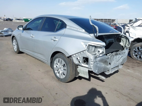 2023 Nissan Sentra S with VIN 3N1AB8BVXPY287582, listed as a IAAI auction lot 41743265 with 24,675 mi miles and . Bid and sale history available at DreamBid. Image 3.