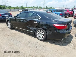 2007 Lexus LS 460 with VIN JTHBL46F575049161, listed as a IAAI auction lot 42618220 with 120,106 mi miles and . Bid and sale history available at DreamBid. Image 3.