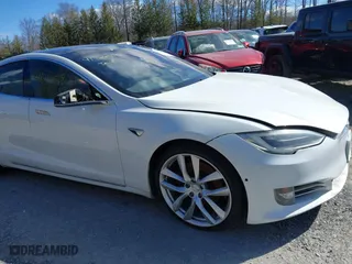 2016 Tesla Model S 90D with VIN 5YJSA1E2XGF171288, listed as a IAAI auction lot 41766075 with 112,927 mi miles. Bid and sale history available at carsss.com. Image 6.