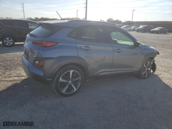 2018 Hyundai Kona Ultimate with VIN KM8K53A59JU130001, listed as a Copart auction lot 77345064 with 40,575 mi miles and Salvage Title. Bid and sale history available at carsss.com. Image 3.