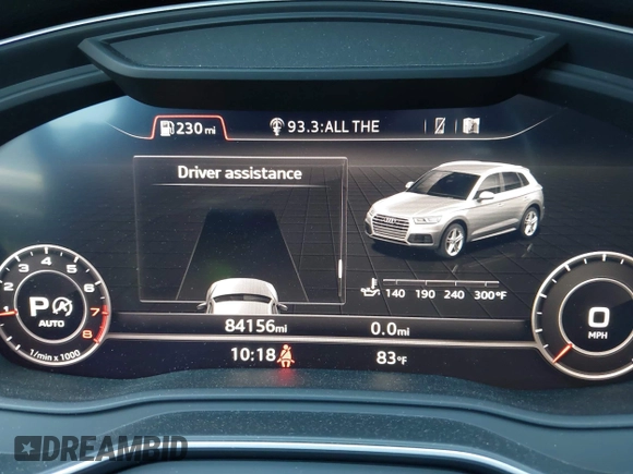 2019 Audi Q5 Premium Plus z VIN WA1BNAFY1K2139360, wystawiony jako IAAI lot #42465344 z przebiegiem 84 156 mil mil oraz . Historia ofert i sprzedaży dostępna na DreamBid. Obrazek 7.