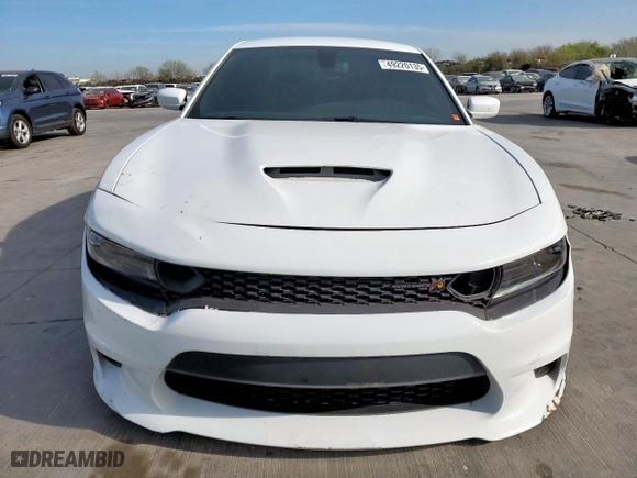 2022 Dodge Charger Scat Pack with VIN 2C3CDXGJ6NH257129, listed as a Copart auction lot 49220135 with 36,043 mi miles and Salvage Title. Bid and sale history available at carsss.com. Image 5.