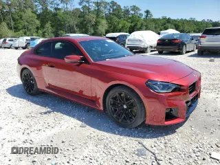 2025 BMW M2 z VIN 3MF23DM07S8F08800, wystawiony jako Copart lot #51926665 z przebiegiem 1 976 mil mil oraz Czysty tytuł • Clean title. Historia ofert i sprzedaży dostępna na DreamBid. Obrazek 4.