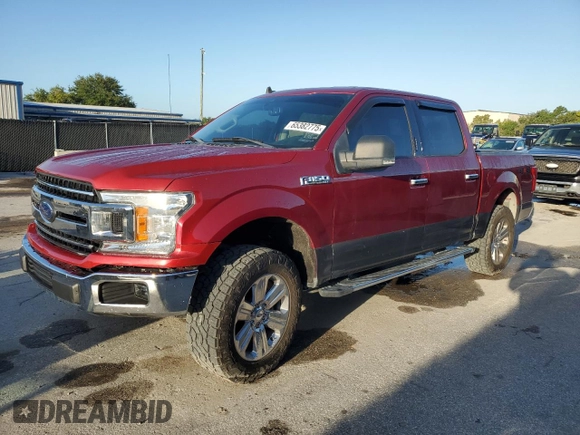 2019 Ford F-150 XL with VIN 1FTEW1E48KFA78516, listed as a Copart auction lot 65382775 with 70,810 mi miles and Salvage title. Bid and sale history available at DreamBid. Image 1.