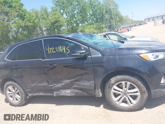 2019 Ford Edge SEL with VIN 2FMPK4J9XKBB03842, listed as a IAAI auction lot 42221645 with 155,424 mi miles and . Bid and sale history available at DreamBid. Image 13.