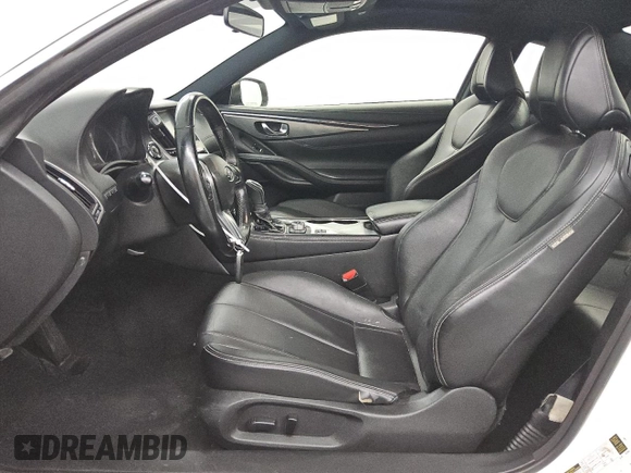 2017 Infiniti Q60 2.0t with VIN JN1CV7ELXHM320296, listed as a Copart auction lot 49818345 with 128,490 mi miles and Clean Title. Bid and sale history available at DreamBid. Image 7.