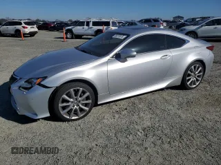 2015 Lexus RC 350 with VIN JTHSE5BC2F5002440, listed as a Copart auction lot 89273915 with 100,196 mi miles and Salvage Title. Bid and sale history available at carsss.com. Image 1.