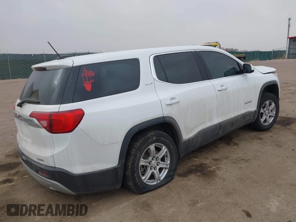 2017 GMC Acadia SLE with VIN 1GKKNRLA7HZ105178, listed as a IAAI auction lot 41814522 with 185,085 mi miles and . Bid and sale history available at DreamBid. Image 4.