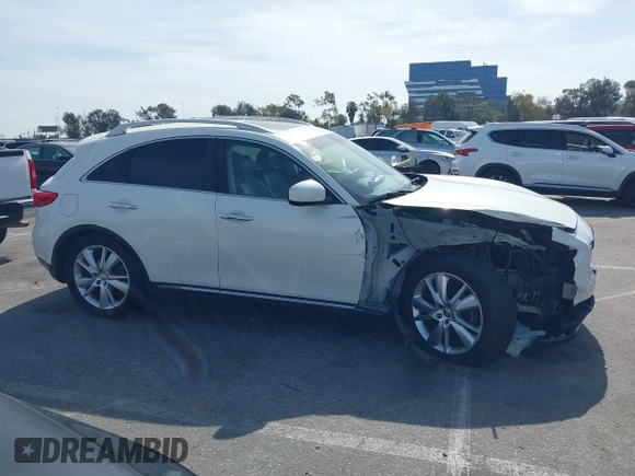 2012 Infiniti FX35 with VIN JN8AS1MU8CM122544, listed as a IAAI auction lot 41607649 with 152,415 mi miles. Bid and sale history available at carsss.com. Image 13.