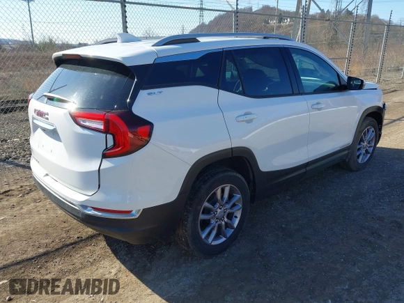 2023 GMC Terrain SLT z VIN 3GKALPEG5PL268358, wystawiony jako IAAI lot #41842764 z przebiegiem 23 989 mil mil oraz . Historia ofert i sprzedaży dostępna na DreamBid. Obrazek 4.