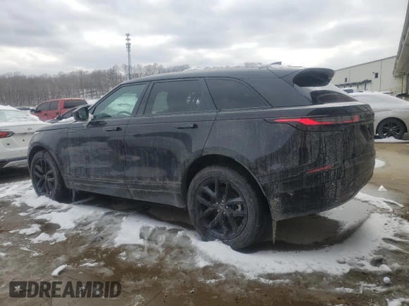 2025 Land Rover Range Rover Velar Dynamic SE with VIN SALYL2EX2SA394053, listed as a Copart auction lot 45710415 with 3,540 mi miles and Salvage title. Bid and sale history available at DreamBid. Image 2.