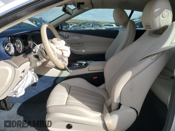 2018 Mercedes-Benz E-Class E 400 with VIN WDD1K6GBXJF065418, listed as a Copart auction lot 71732944 with 5,252 mi miles and Salvage Title. Bid and sale history available at carsss.com. Image 7.