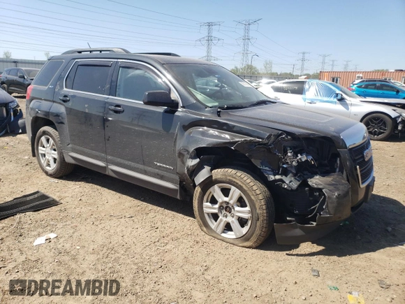 2015 GMC Terrain SLT with VIN 2GKFLSE33F6411946, listed as a Copart auction lot 56019945 with 112,631 mi miles and Salvage title. Bid and sale history available at DreamBid. Image 4.