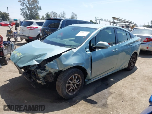 2017 Toyota Prius Two with VIN JTDKARFU9H3042326, listed as a IAAI auction lot 41991608 with 90,089 mi miles. Bid and sale history available at carsss.com. Image 17.