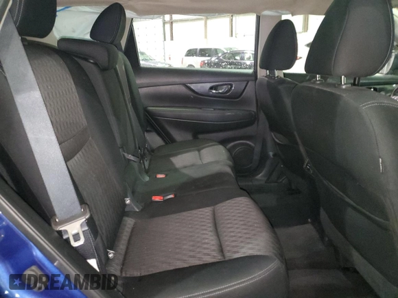2017 Nissan Rogue SV with VIN KNMAT2MT5HP573152, listed as a Copart auction lot 41816555 with 95,331 mi miles and Non Repairable. Bid and sale history available at carsss.com. Image 11.