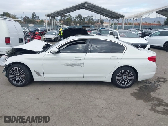 2020 BMW 5 Series 530i with VIN WBAJR3C01LWW64071, listed as a IAAI auction lot 40945230 with 91,982 mi miles and . Bid and sale history available at DreamBid. Image 15.