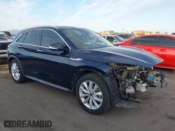 2019 Infiniti QX50 Essential z VIN 3PCAJ5M39KF115915, wystawiony jako IAAI lot #42062950 z przebiegiem 45 060 mil mil oraz . Historia ofert i sprzedaży dostępna na DreamBid. Obrazek 1.