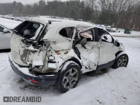 2017 Honda CR-V EX-L with VIN 2HKRW2H87HH621147, listed as a Copart auction lot 43910075 with Not Provided miles and Non Repairable. Bid and sale history available at carsss.com. Image 3.