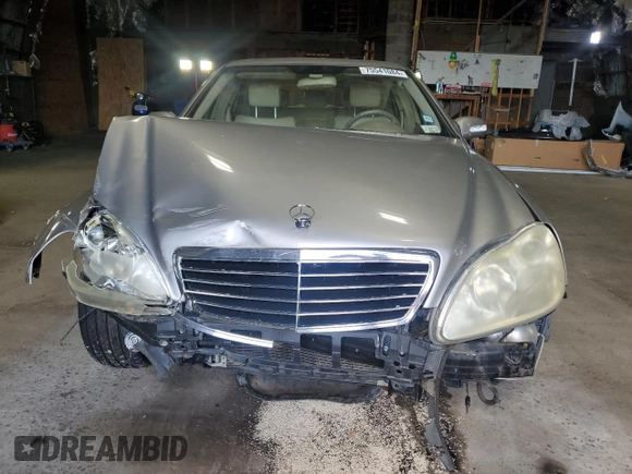 2004 Mercedes-Benz S-Class with VIN WDBNG75J64A406424, listed as a Copart auction lot 75541084 with 0 mi miles and Salvage Title. Bid and sale history available at carsss.com. Image 5.