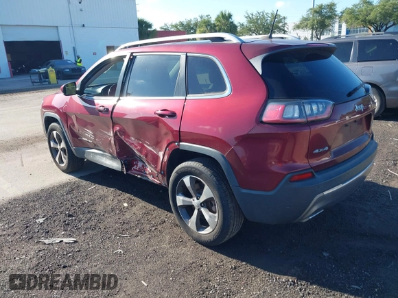 2020 Jeep Cherokee Limited with VIN 1C4PJMDX5LD567098, listed as a IAAI auction lot 42518932 with 46,177 mi miles and . Bid and sale history available at DreamBid. Image 3.