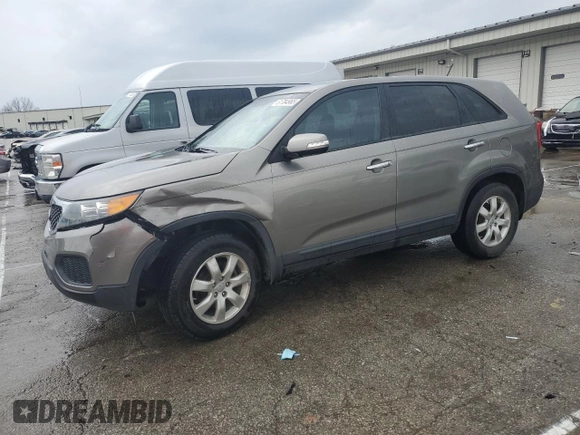 2012 Kia Sorento LX with VIN 5XYKT3A19CG282243, listed as a Copart auction lot 51784965 with 162,952 mi miles and Salvage Title. Bid and sale history available at DreamBid. Image 1.