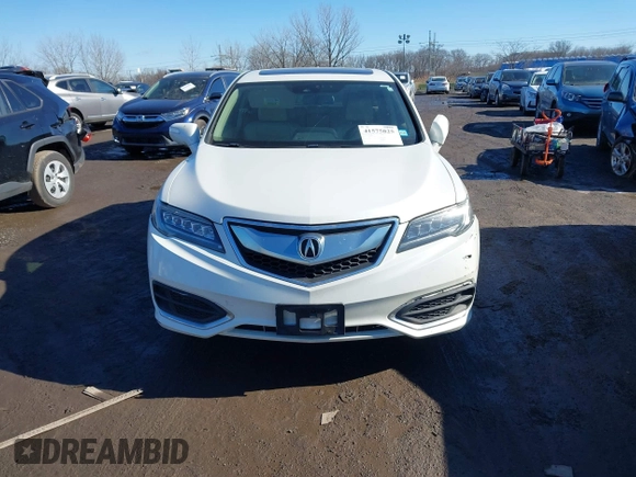 2016 Acura RDX Tech Pkg with VIN 5J8TB4H57GL006824, listed as a IAAI auction lot 41575825 with 234,938 mi miles. Bid and sale history available at carsss.com. Image 12.