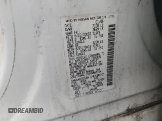 2008 Nissan Titan SE with VIN 1N6BA07D58N348807, listed as a Copart auction lot 50102605 with Not Provided miles and Clean Title. Bid and sale history available at carsss.com. Image 12.