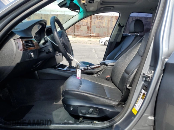 2010 BMW 3 Series 328i with VIN WBAPH5G59ANM70857, listed as a Copart auction lot 56457805 with 93,068 mi miles and Salvage title. Bid and sale history available at DreamBid. Image 7.