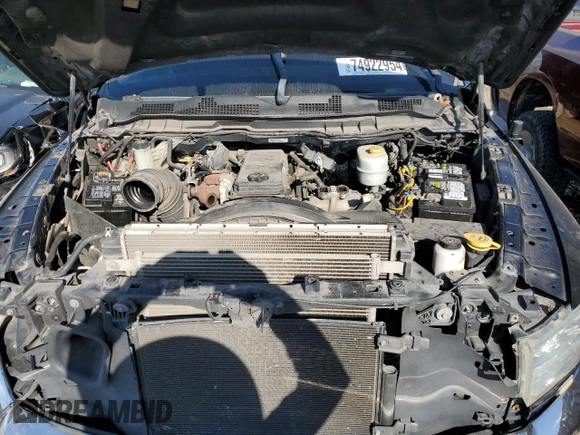 2016 Ram 3500 Longhorn with VIN 3C63RRKL1GG151120, listed as a Copart auction lot 74922954 with 170,104 mi miles and Salvage Title. Bid and sale history available at carsss.com. Image 12.
