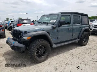 2024 Jeep Wrangler Sport S with VIN 1C4RJXN61RW192288, listed as a Copart auction lot 61786585 with 18,494 mi miles and Salvage title. Bid and sale history available at DreamBid. Image 1.
