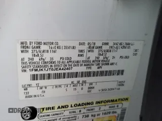 2018 Ford Expedition Max XLT z VIN 1FMJK1JT0JEA42407, wystawiony jako Copart lot #81817534 z przebiegiem 116 365 mil mil oraz Szkoda całkowita • Salvage title. Historia ofert i sprzedaży dostępna na DreamBid. Obrazek 13.