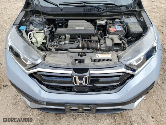 2021 Honda CR-V EX-L with VIN 2HKRW1H80MH402423, listed as a Copart auction lot 48068055 with 38,928 mi miles and Salvage Title. Bid and sale history available at carsss.com. Image 12.