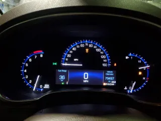 2014 Cadillac SRX Performance Collection with VIN 3GYFNFE32ES524469, listed as a Copart auction lot 46433425 with 79,497 mi miles and Clean title. Bid and sale history available at DreamBid. Image 9.