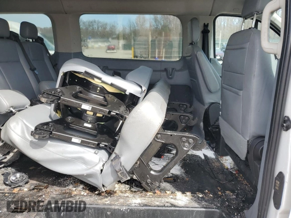 2017 Ford Transit XL with VIN 1FBZX2YM0HKA39147, listed as a Copart auction lot 49608205 with 196,524 mi miles and Salvage Title. Bid and sale history available at DreamBid. Image 11.