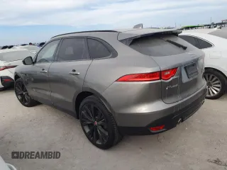 2018 Jaguar F-Pace 35t Prestige with VIN SADCK2EV6JA246221, listed as a Copart auction lot 74274804 with 18,607 mi miles and Salvage title. Bid and sale history available at DreamBid. Image 2.
