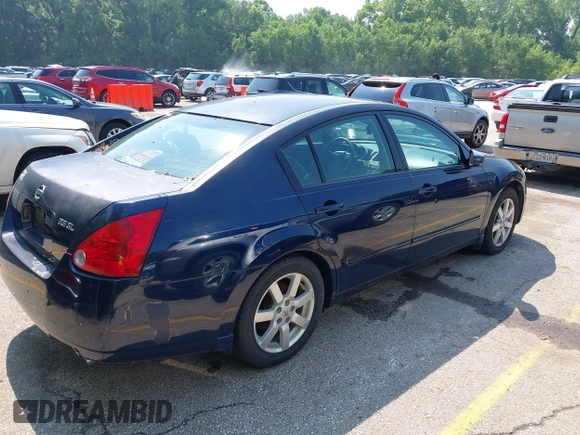 2004 Nissan Maxima SE with VIN 1N4BA41E04C903587, listed as a IAAI auction lot 42433154 with 213,535 mi miles and . Bid and sale history available at DreamBid. Image 4.