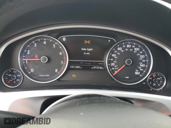 2013 Volkswagen Touareg Lux with VIN WVGEF9BP2DD006847, listed as a Copart auction lot 87613955 with 157,200 mi miles and Salvage Title. Bid and sale history available at DreamBid. Image 9.