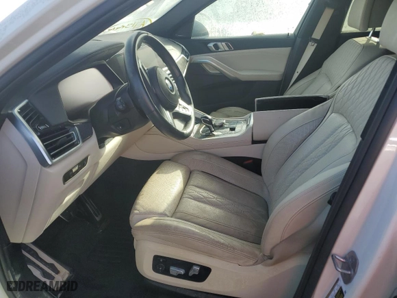 2022 BMW X6 M50i with VIN 5UXCY8C07N9K86690, listed as a Copart auction lot 74115254 with 0 mi miles and Salvage Title. Bid and sale history available at carsss.com. Image 7.