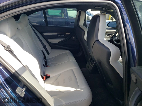 2016 BMW M3 with VIN WBS8M9C57G5D30360, listed as a Copart auction lot 43237344 with 81,879 mi miles. Bid and sale history available at carsss.com. Image 10.